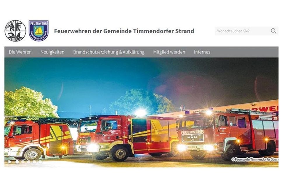 Die neue Webseite der Gemeindefeuerwehr Timmendorfer Strand ist online.