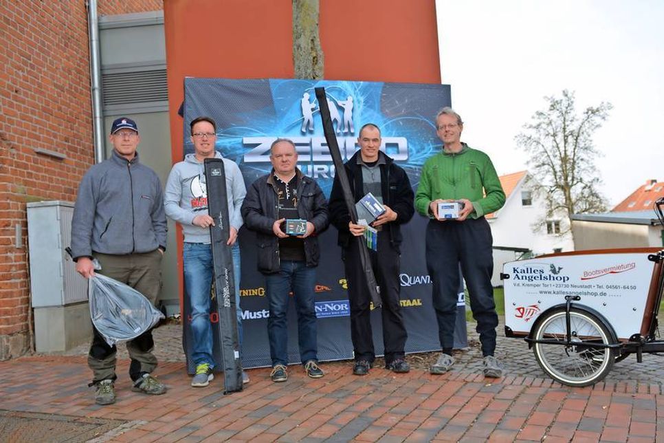 Die Gewinner vom 23. Tag der Meerforelle.