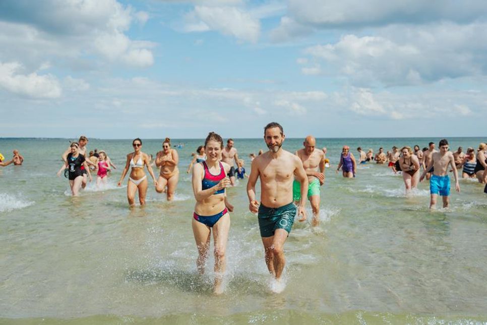 Am Sonntag wird angebadet! Um 14 Uhr geht es in die Ostsee.