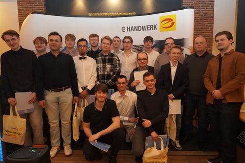 Die freigesprochenen Gesellen der Schulstandorte Eutin und Oldenburg.