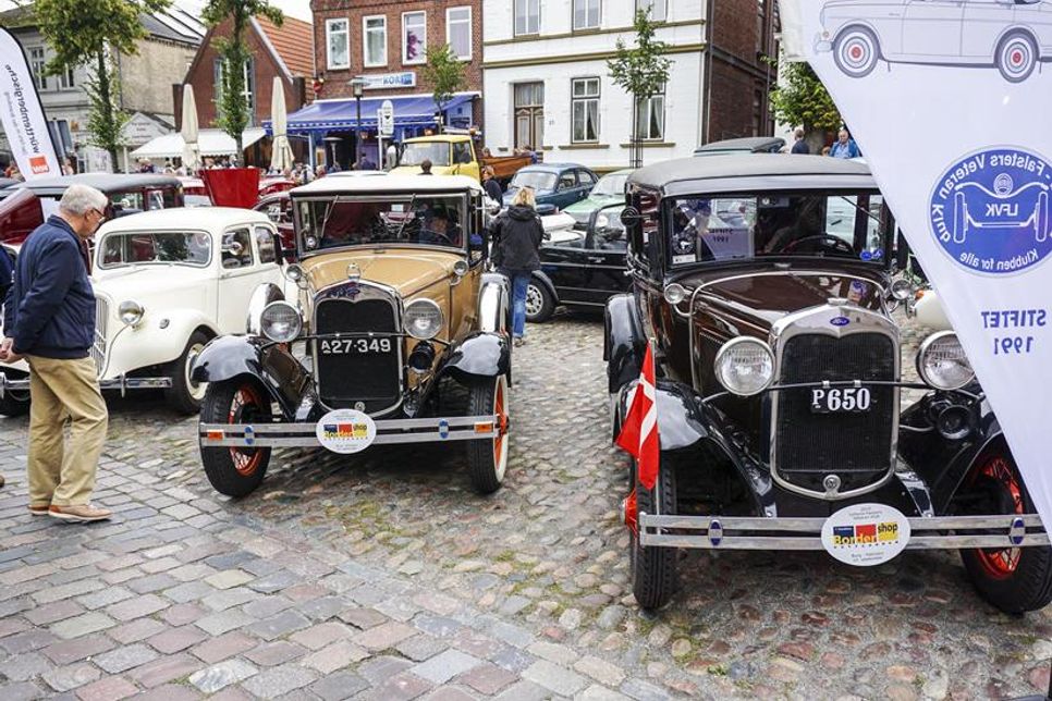 Oldtimer in der Burger Innenstadt