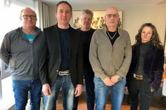 Kai-Peter Liedtke, Torsten Eifler, Gunnar Steenbock, Heino Puck und Jennifer Sausner (v. lks.) blicken als Vorstand auf eine unsichere Zukunft ihrer Mitglieder.