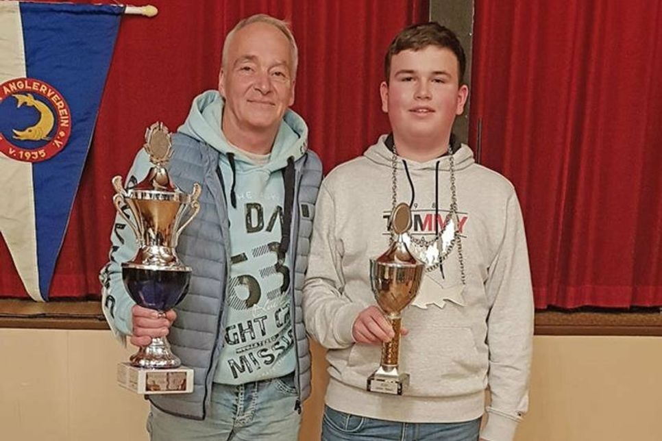 Ehrungen gab es für Peter Lunau, Jan Hendrik Heinze und Jens Maß (v.l.)