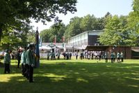 Antreten auf dem Schütztenplatz.