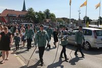 Der Festumzug durch die Stadt.