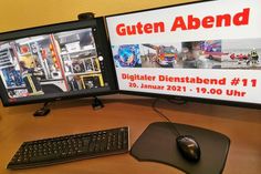 Auch Mitglieder der Wehren Brenkenhagen und Cismar kamen zum ersten digitalen Dienstabend der Feuerwehr Grömitz im neuen Jahr zusammen.