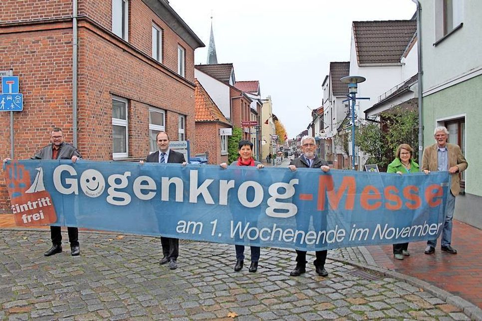Freuen sich auf die Messe: Jörg Hornburg, Timo Schöning, Carola Seubert, Horst Bünning, Andrea Brunhöber und Uwe Muchow (v. lks.) vom Arbeitskreis „Gogenkrog“.