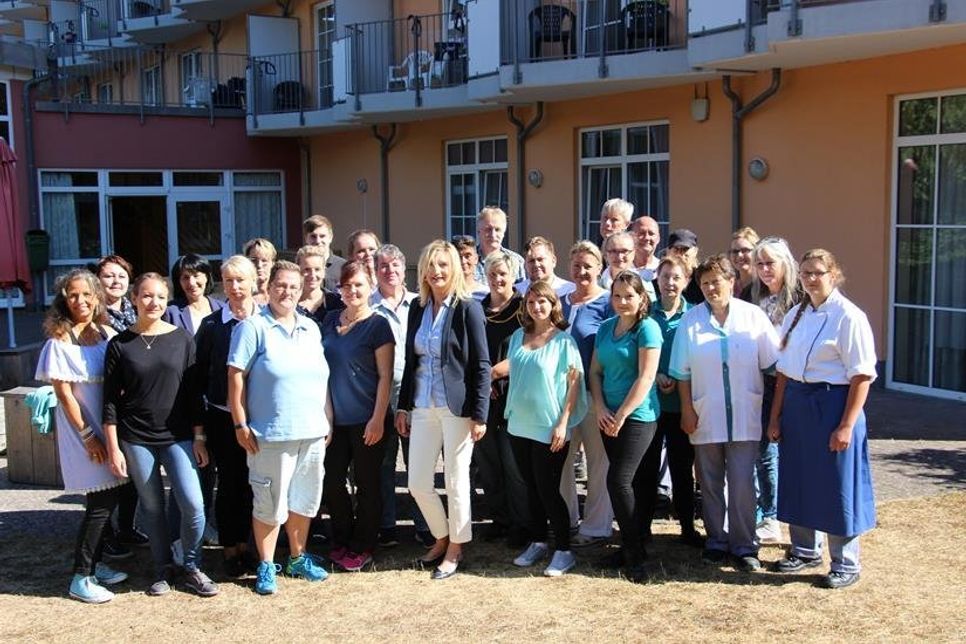 Ein Teil des Klinik-Teams.