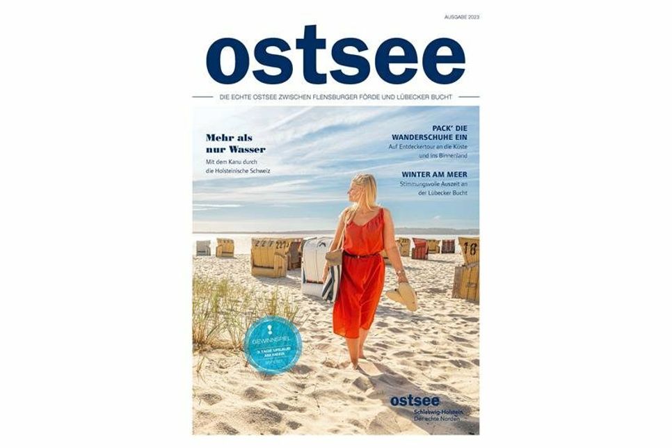Das neue Ostsee Magazin ist ab sofort als Print und digital unter www.ostseemagazin.sh erhältlich. Es bietet Neuigkeiten, Tipps für perfekte Urlaubstage im ganzen Jahr und erzählt Geschichten von spannenden Menschen aus der Region aus den Orten zwischen Glücksburg und Travemünde sowie der Holsteinischen Schweiz. (Foto: www.ostsee-schleswig-holstein.de / Oliver Franke)