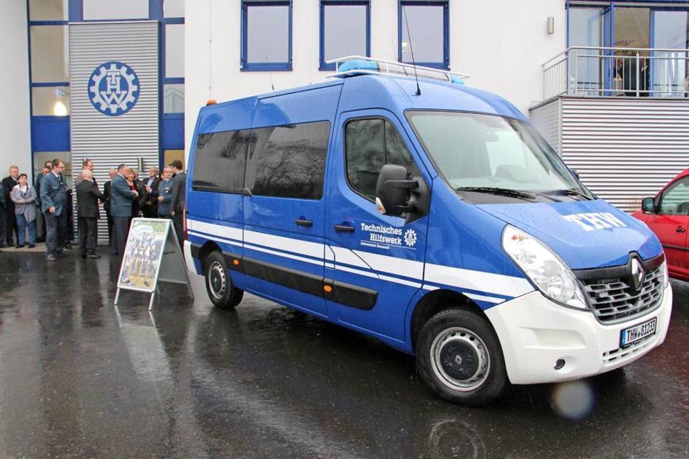 Der neue Mannschaftstransportwagen dient künftig als Führungsfahrzeug bei Einsätzen.
