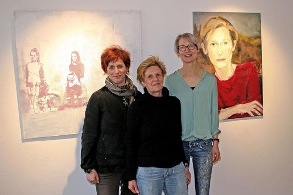 v.l. Svenja Wetzenstein, Antonia Lindenberg, Astrid Blohme.