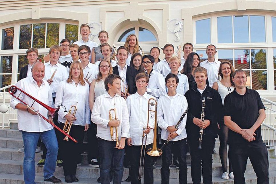Die OGT-Big Band mit Nils Landgren (links).  Foto: Veranstalter