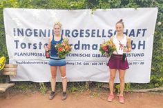 Bei der Turnierrunde der Damen setzte sich Juliane Triebe (r.) vom Berliner Sportverein im Finale gegen Franziska Sziedat (DTV Hannover) durch.