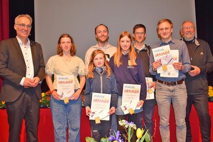 Dauergäste bei der Sportlerehrung: die PTSV-Orientierungsläufer.