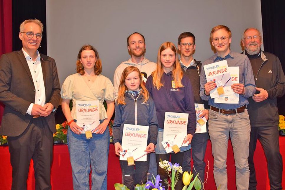 Dauergäste bei der Sportlerehrung: die PTSV-Orientierungsläufer.