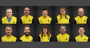 Die Stockenten Merkendorf vertreten Deutschland bei den Special Olympics. Das Team besteht aus: Claudia Frost, Björn Wendtland, Eliah Kollwitz, Ines Kwaschnowitz und Dennis Kontowski (oben v. lks.) sowie Oliver Scheplitz, Lucas Wetendorf, Jasmin Stopfkuchen, Philipp Schlüter und Marvin Habersaat (unten v. lks.).