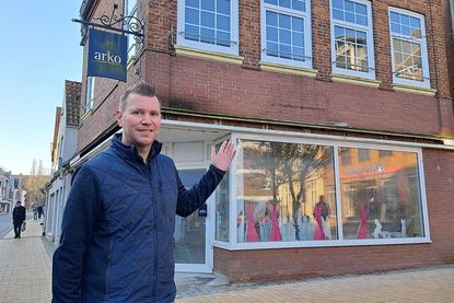 Daniel Hansen hat die Sanierung des „Arko“-Gebäudes bereits im Januar gestartet.