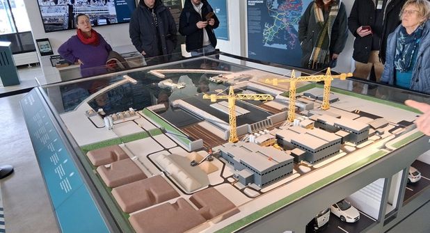 Ein Besuch im Infocenter Fehmarnbeltquerung auf dänischer Seite gab Einblicke über den Fortschritt des Projekts.