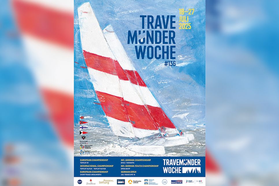 Das neue Plakat für die 136. Travemünder Woche.