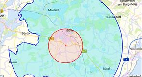 Schutz- und Überwachungszone Geflügelpest Eutin.