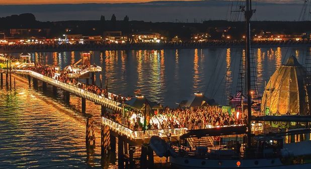 Bei „Beats über dem Meer“ wird die Seebrücke zu einer außergewöhnliche Sommerlocation.