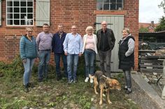 V. lks.: Marion Lange (Schriftführerin), Joachim Plath (2. Vorsitzender), Heinz Meyer, Stefan Löhndorf (jeweils Beisitzer), Sylvia Witt (Beirat), Bernd Heuer (1.Vorsitzender) und Sonia Nienau (Schatzmeisterin).