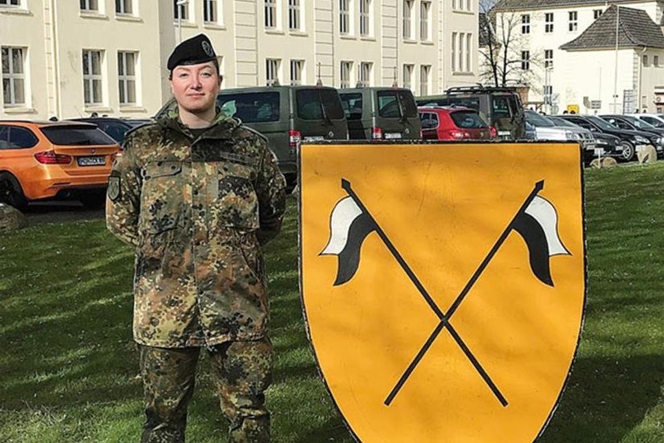 Oberleutnant Jasmin Preuße ist seit dem 28. Februar 2020 Stabszugführer.