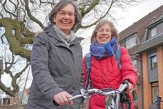 (V. r.) Jutta Briel und Wiebke Heller.
