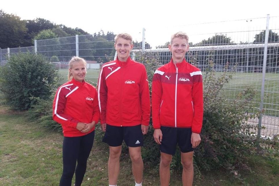 Finja, Henrik und Tim (v. lks.).