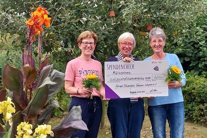 von links, Andrea Metschies, Beate Rinck, Sofia Retterath