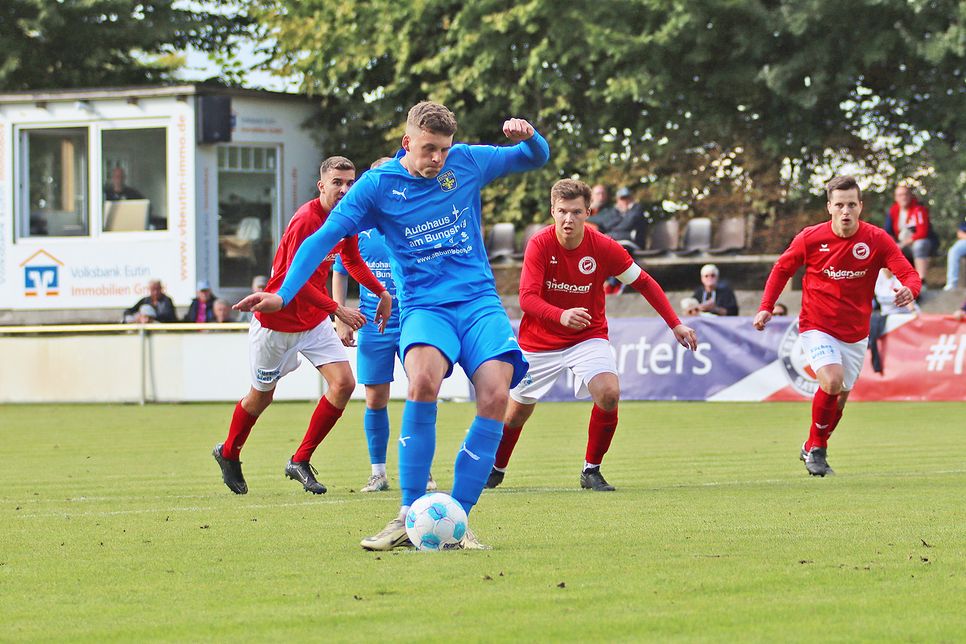 Auch Louis Drews konnte die 0:3-Niederlage nicht verhindern.