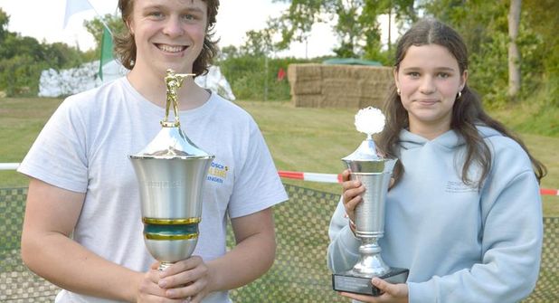 Das beste Ergebnis beim Schrotschießen erzielte Emil Röschinger; Hannah Steffen gewann den Damenpokal.