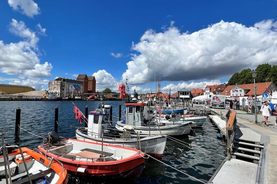 Der Neustädter Hafen.