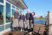 Das „Service-Kernteam“: Kay Lüdicke, Melanie Fallgatter, André Neitzel und Christie Stoewen (v. lks.) Nicht auf dem Bild: Laureen Faber.