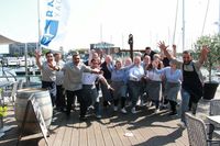 Hat Spaß miteinander und bei der Arbeit: das Team vom Pier 19.