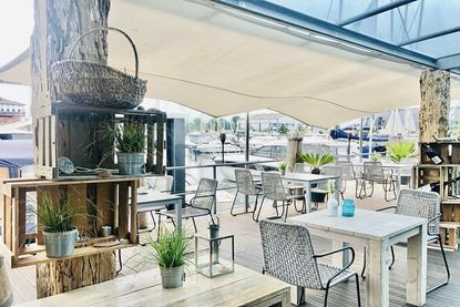 Macht Vorfreude auf den Sommer: die traumhafte Terrasse.