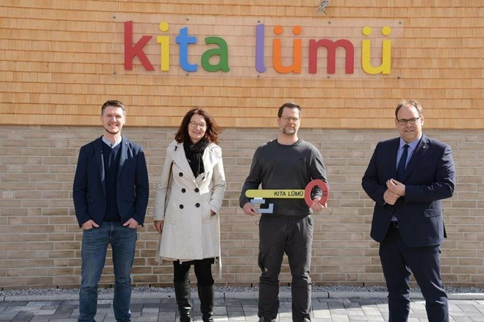Ursprünglich war „Kita Lümü“ der Arbeitstitel, doch schnell war für die Beteiligten klar, so soll die Kindertagesstätte am Lübschen Mühlenberg auch wirklich heißen.