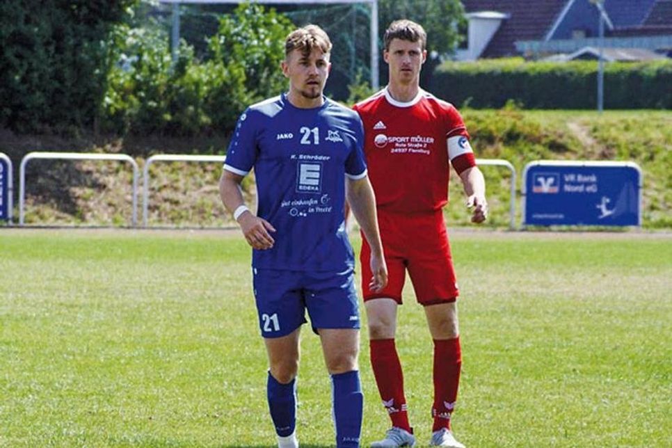 Traf in Flintbek zur Führung: Neil Helbing (PTSV).