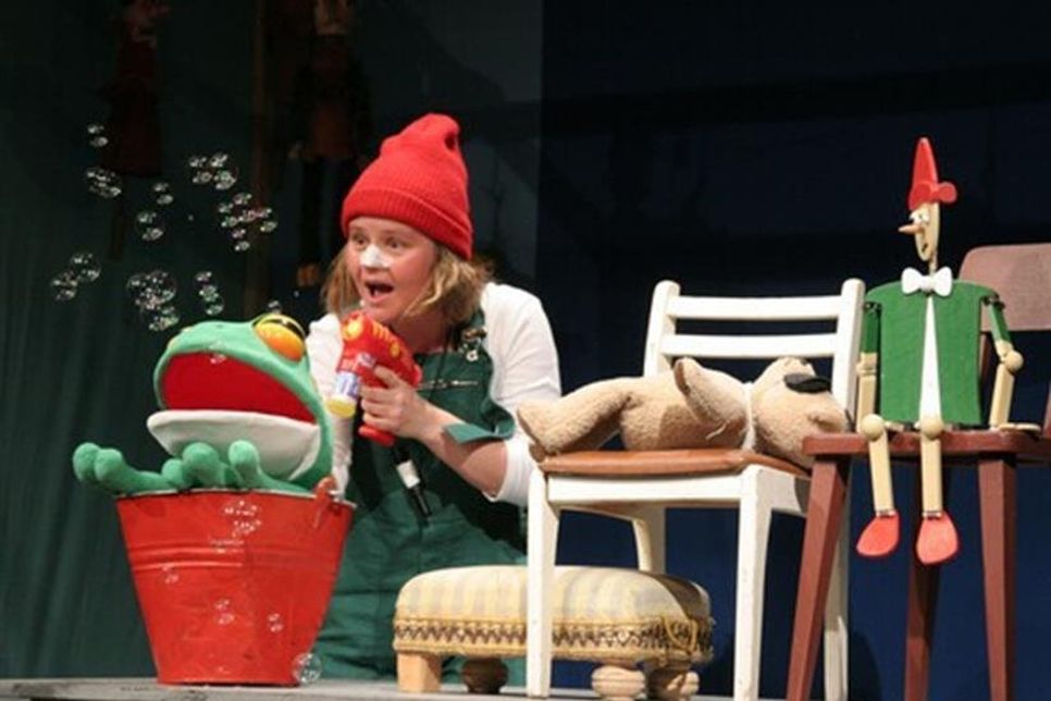 Puppenspielerin Christiane Kampwirth.