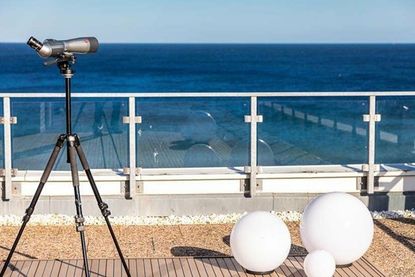 Traum-Ferienwohnung mit Dachterrasse und grenzenlosem Blick auf die Lübecker Bucht.