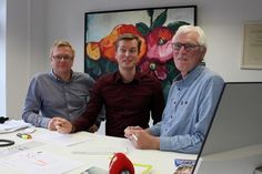 Die reporter-Chefs: Sven, Till und Uwe Muchow (v. lks.).