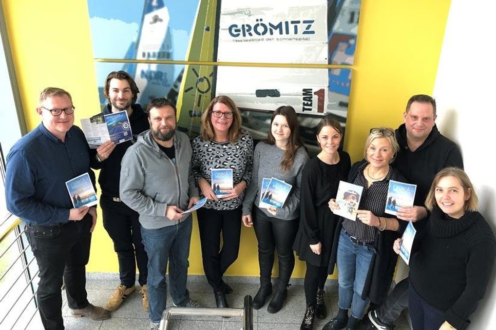 Das Team vom Ostseeferienland und der reporter.