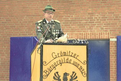 1. Ältermann Thorsten Krüger trug den Jahresbericht vor.
