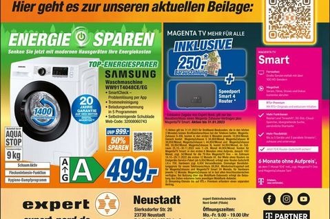 Einfach den QR-Code mit dem Smartphone scannen - schon erhält man die aktuelle Beilage in digitaler Form.