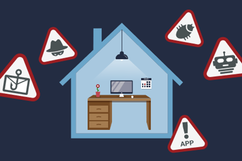 Datensicherheit im Homeoffice.