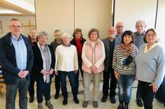 Der neue Seniorenbeirat (v. lks.) Norbert Illes, Lilo Evers, Inge Mc Kean, Marion Lindner, Ursula Henning, Helga Scheunemann, Gabriele Weber, Hans Werner Schild, Wilfried Lühr (Kreisseniorenbeirat), Burgunde Böckel, Rolf-Jürgen Wendt und Lida Winter.