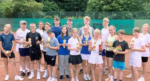 Dabei sein ist alles: Viele junge Nachwuchsspieler machten bei der Clubmeisterschaft mit.