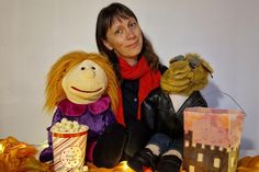 Petra Sander mit Matilda und Jay-John.