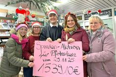 Ursula Errulat (re.) und ihr Team waren überwältigt von der stattlichen Summe: 1539,10 Euro kamen zusammen.
