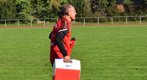 Immer im Einsatz: Betreuer  Peter Rosenfeld.
